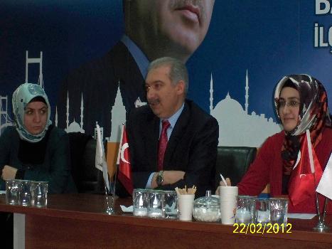 Kadın Kolları Teşkilatımız Mevlüt Uysal’ı konuk etti